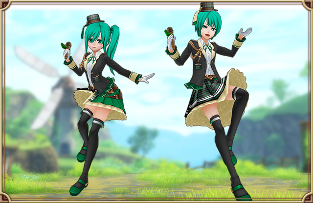 Sコスチューム：緑