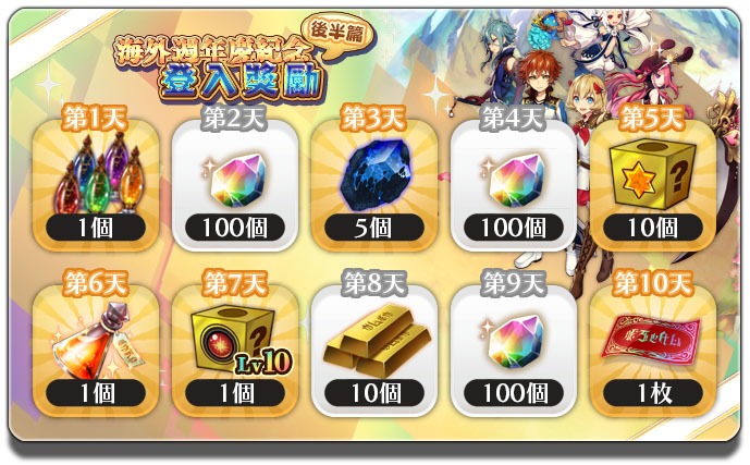 ログインボーナス