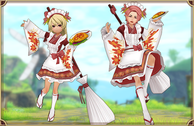異界メイド服【紅花】