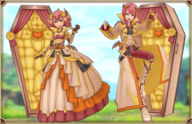 血婚のドレス・橙